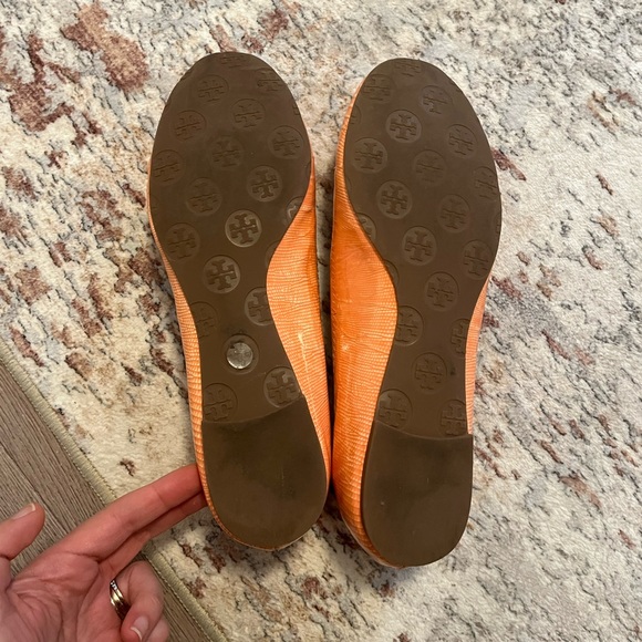 Tory Burch coral ballet flats | size 9 - Picture 4 of 6